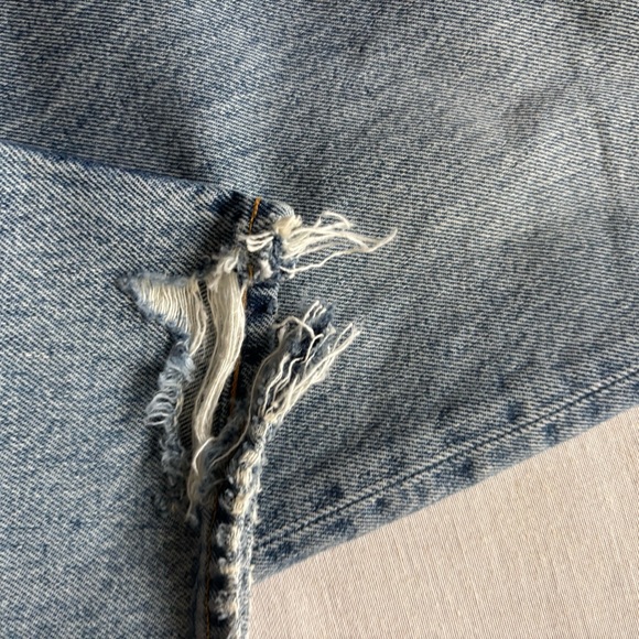 Agolde 90s Pinch High Rise Crop Straight Jeans Endless Size 25 A154D-1206 - Picture 7 of 14